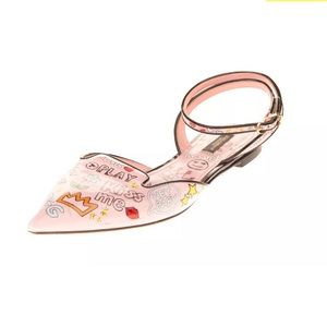 Dolce & Gabbana RARE Mural Graffiti D Orsay Flat